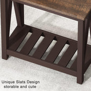 Bedside Shelf, Easy Assembly, End Side Table, Mid-Century bedside, Side Coffee Table, Space Saving, Wood Bedside Table, end coffee table, farmhouse nightstand, living room funiture, nightstand Vine, side table, sofa side table