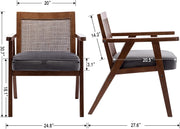 Mid Century Modern Rattan Chair